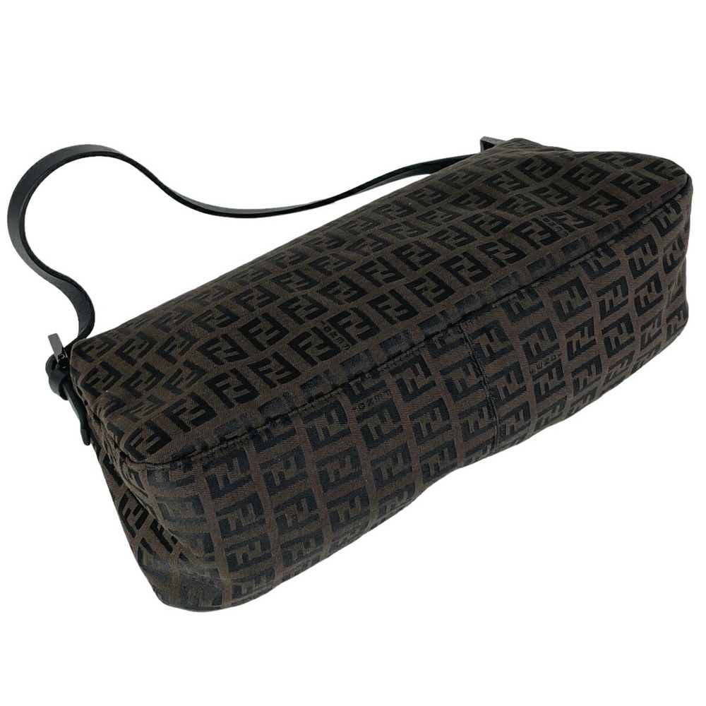 Fendi Mamma Bucket Shoulder Bag Zucchino Canvas Brown - Picture 2 of 6